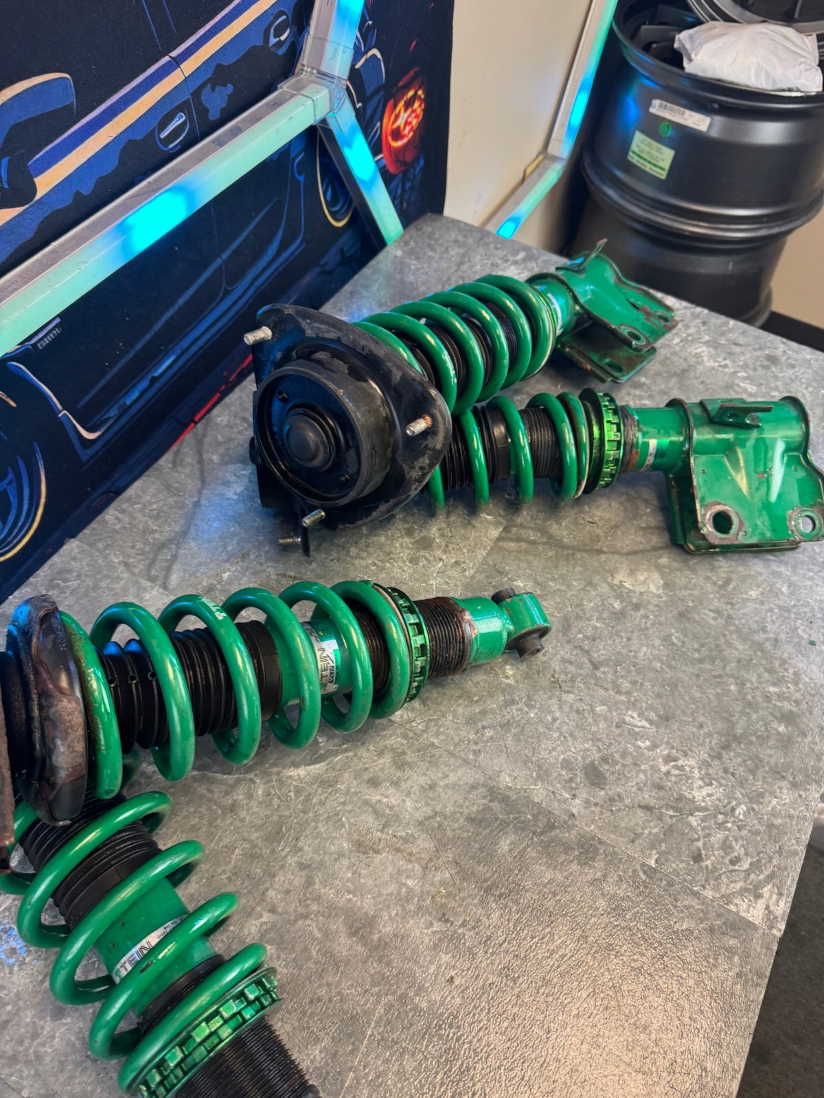 TEIN flex z adjustable coilover suspension 2015 to 2021 Subaru STi & wrx
