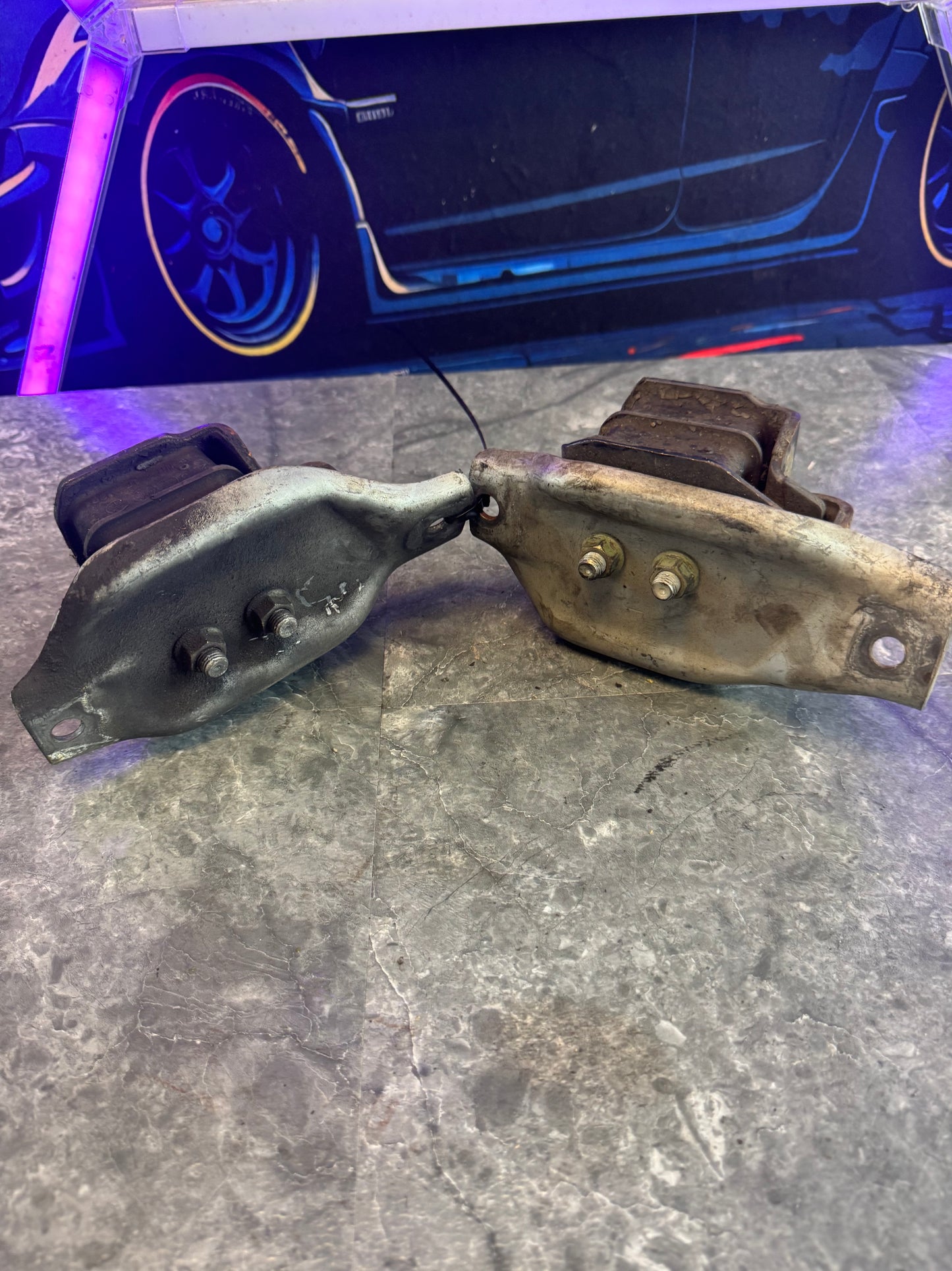 2002-2021 Subaru WRX STi OEM Engine Mount Set With Plates Brackets