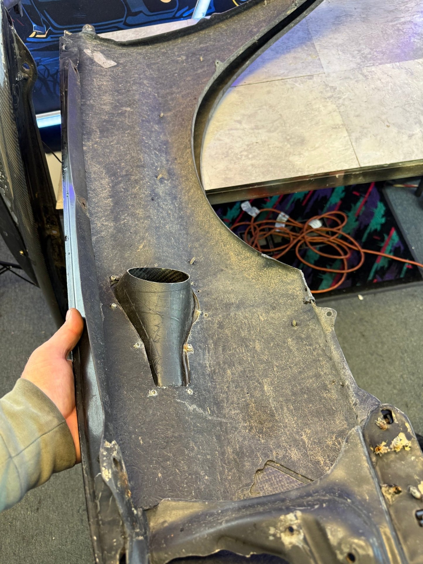 2002-2003 Subaru WRX Carbon Fiber Front Fenders Bugeye Karlton Flares & Jdm Carbon Light Deletes