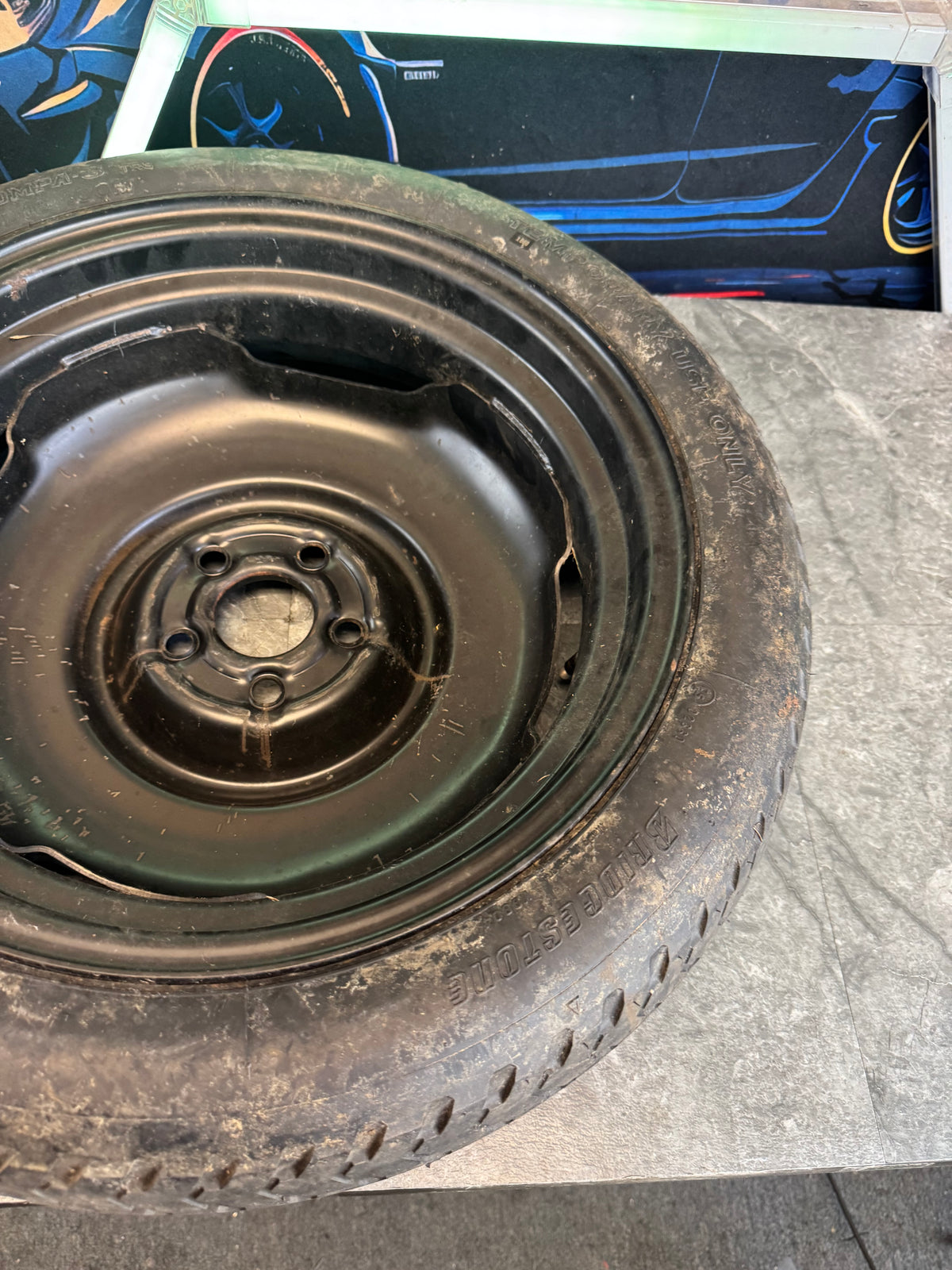 2004 Subaru WRX STi / 2006-2007 Subaru WRX OEM Subaru Spare Tire Emergency Tire Wheel Spare Donut