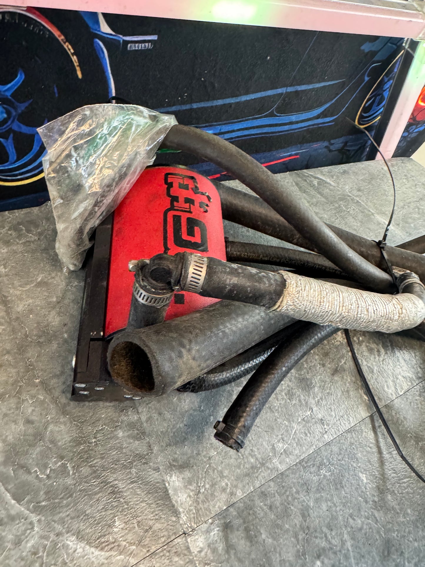 2008-2021 Subaru WRX STi IAG AOS Comp Competition Air Oil Separator Red