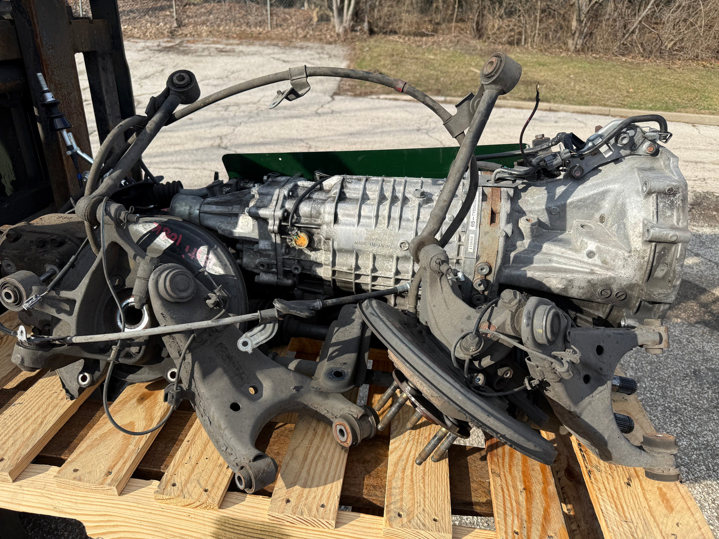 2015 USDM Subaru STi 6 speed six manual gearbox transmission swap package for 08-14 wrx w/ rear brembos