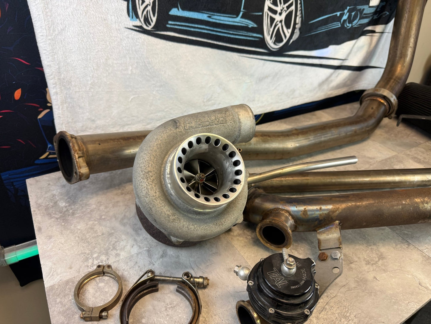 ETS extreme turbo systems rotated turbo kit 08-21 Subaru STi 800 HP tial 44 mm EWG PTE 6266