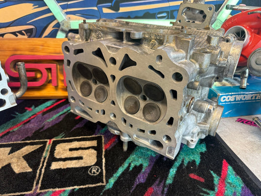 OEM Subaru STi cylinder heads DAVCS dual avcs w25 n25 2008 + ej257 type RA s209 IAG 1/2” DRILLED