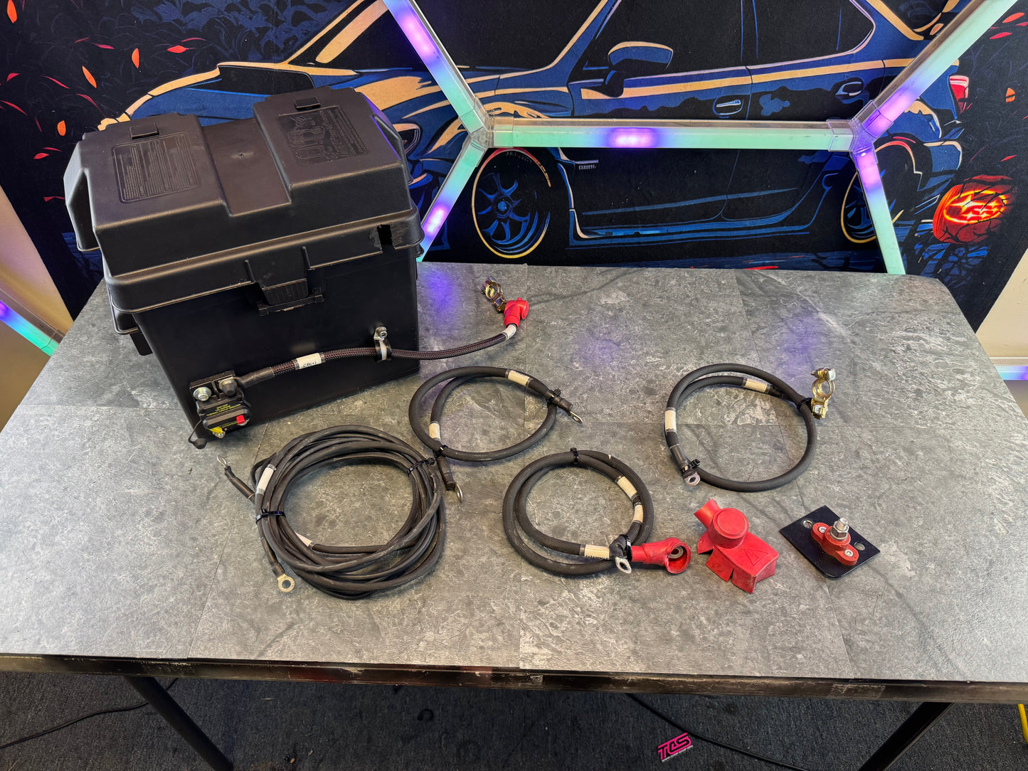 2004-2021 Subaru WRX STi iWire Battery Relocation Kit With Battery Box