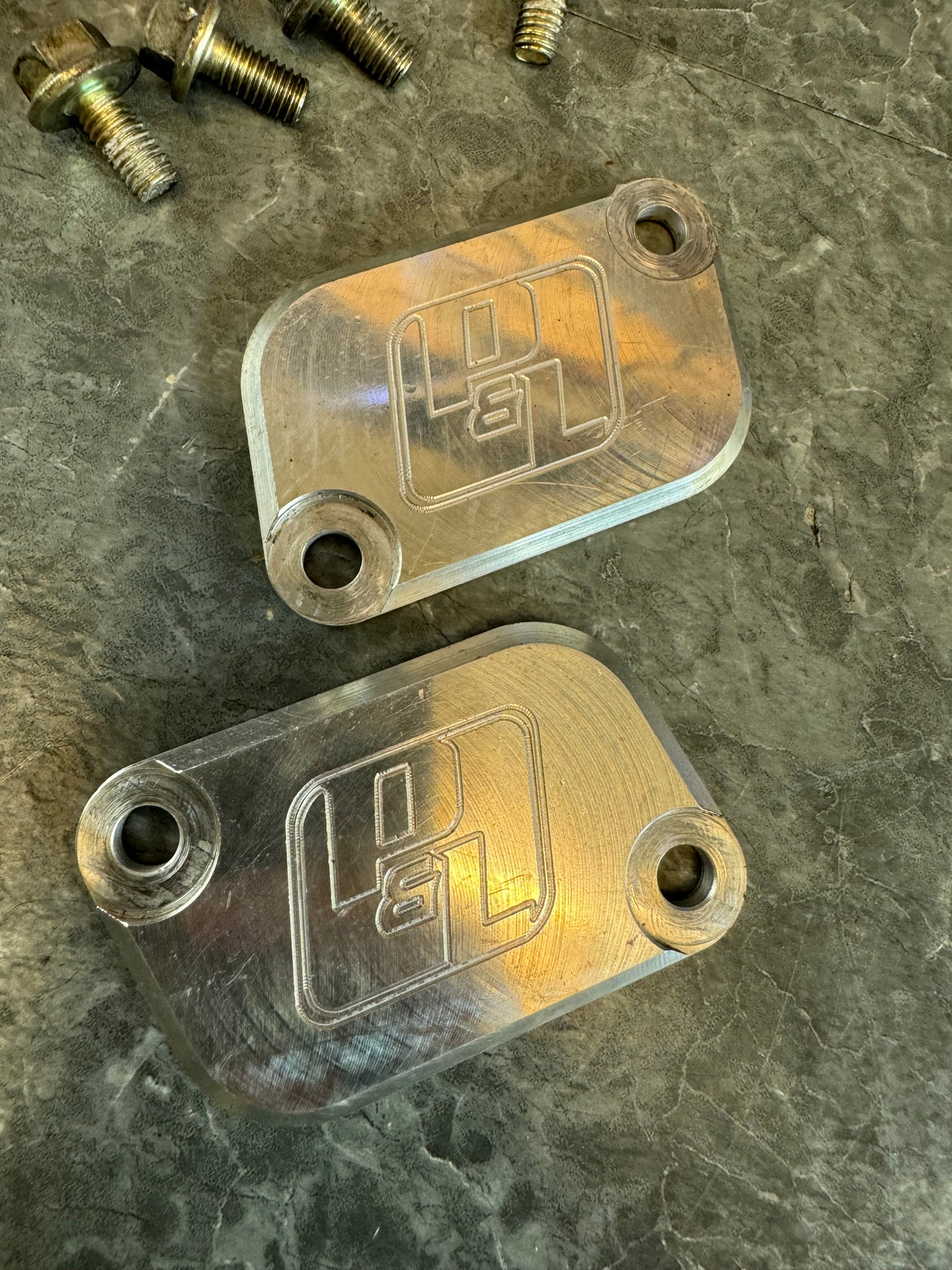 Subaru EJ20 EJ25 Engine P&L Motorsports AVCS Solenoid Access Plates With Hardware