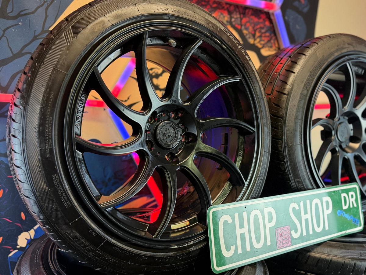 ARTISA “ night deco “ directional forged 5x114 18x8.5 + 53 Subaru STi