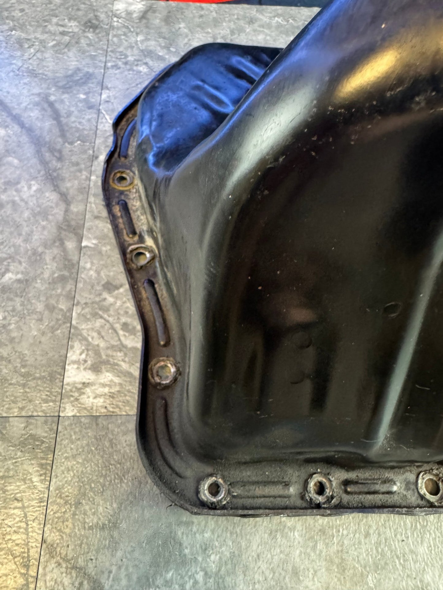 2004-2021 Subaru WRX STi Killer B Oil Pick Up Tube With Killer B Baffle And OEM Oil Pan With Hardware