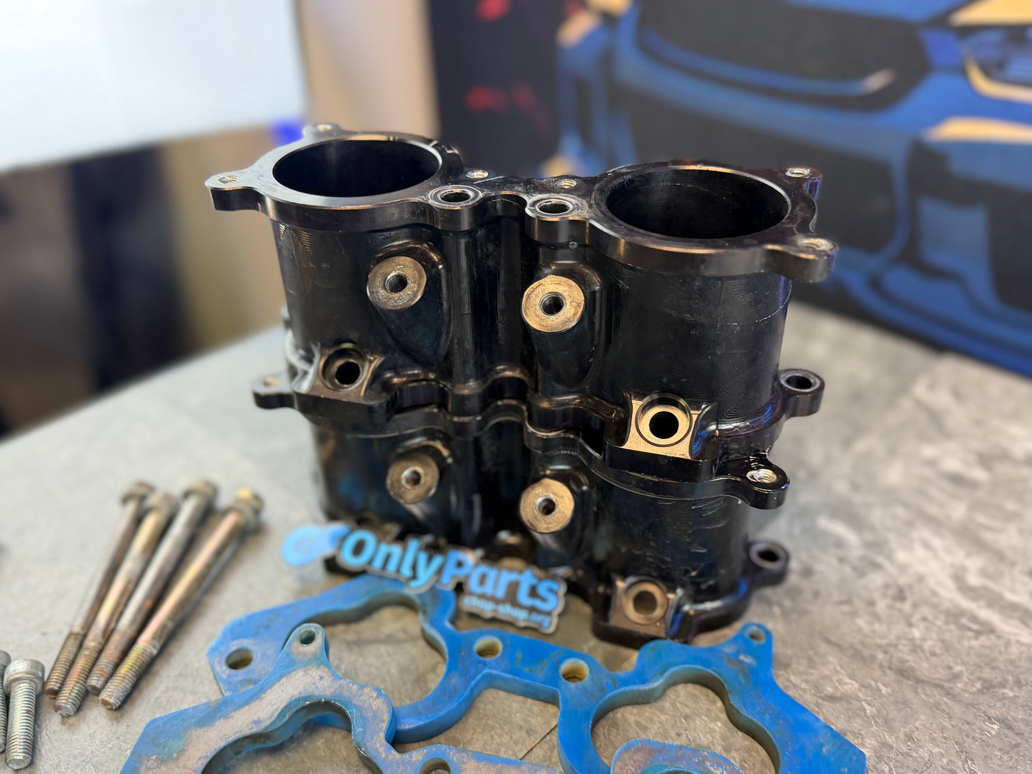 IAG TGV housings “ blanks “ billet top feed deletes 2007 - 2021 Subaru STi & 08-14 wrx ( no longer made )