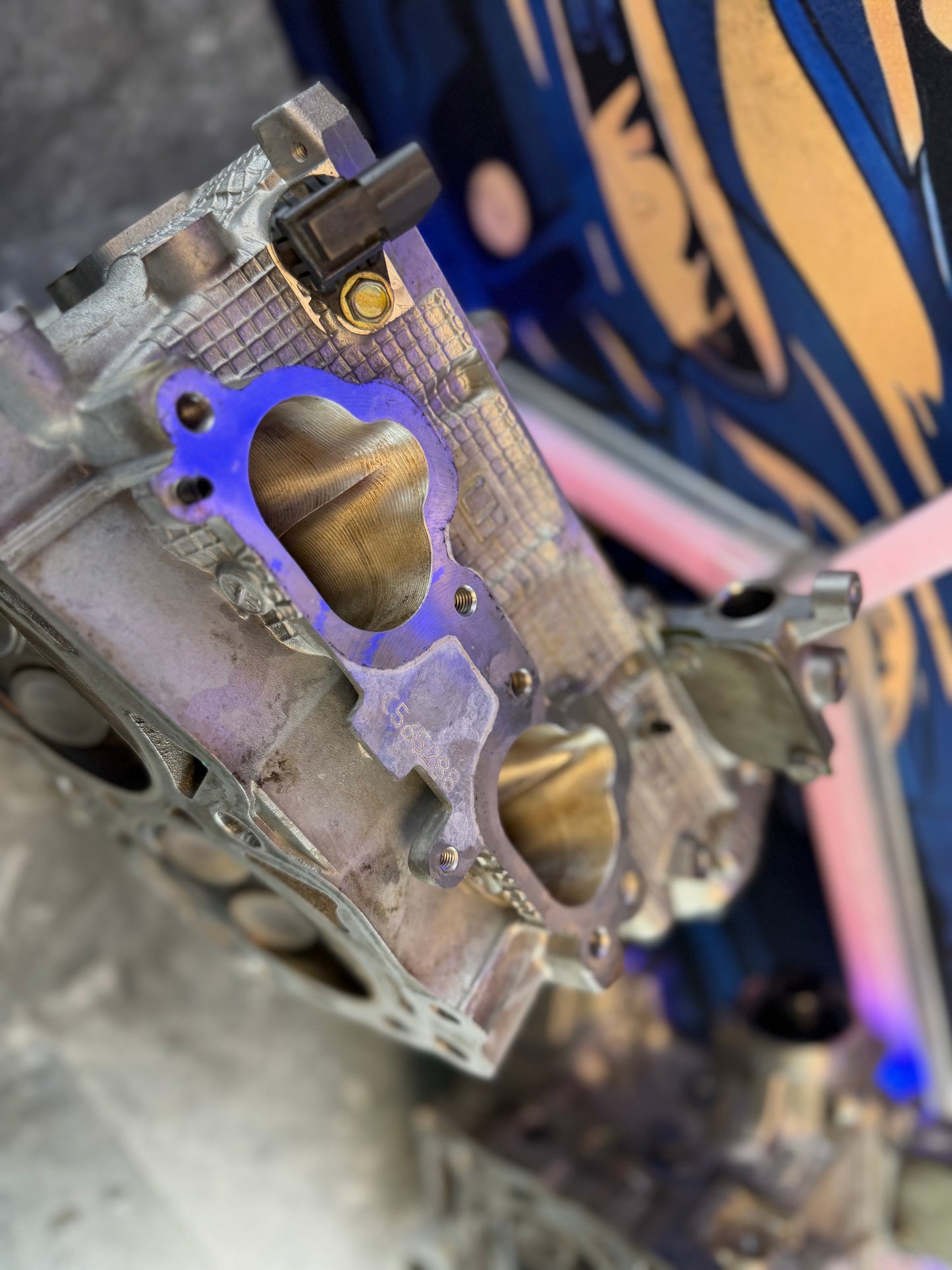 IAG “ race “ SAVCS cylinder heads Subaru STi & wrx GSC S2 cams, CNC port & polish + 1 MM valves , 14 MM drilled