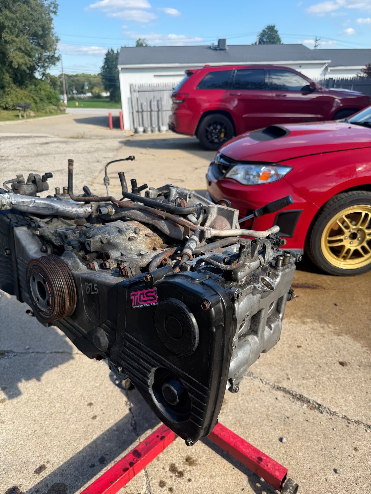 Subaru STi b25 EJ257 tested engine longblock motor SAVCS