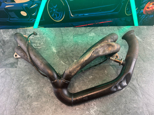 2004-2021 Subaru WRX STi Killer B EL Exhaust Manifold Headers Kit With V-Band Up Pipe DAMAGED HOLY HEADER