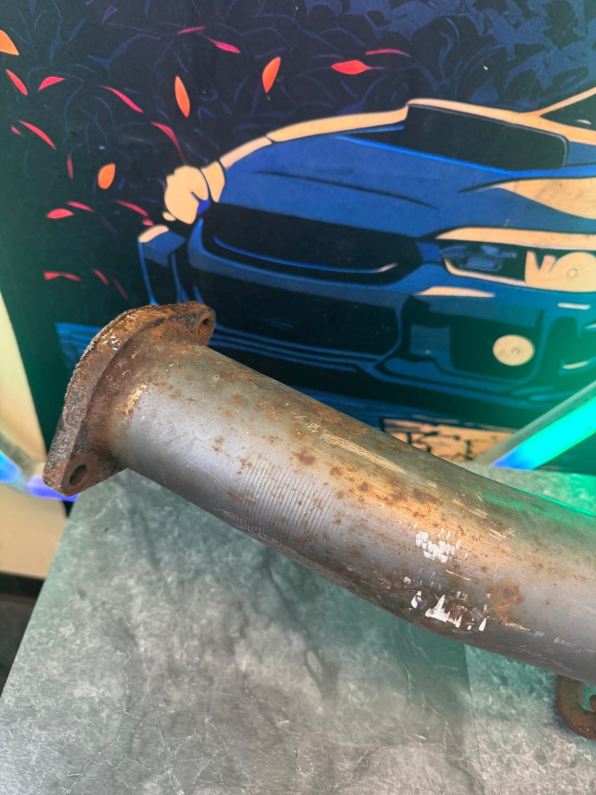 2004-2007 Subaru WRX STi Sedan HKS Hi-Power Axle Back Exhaust Muffler