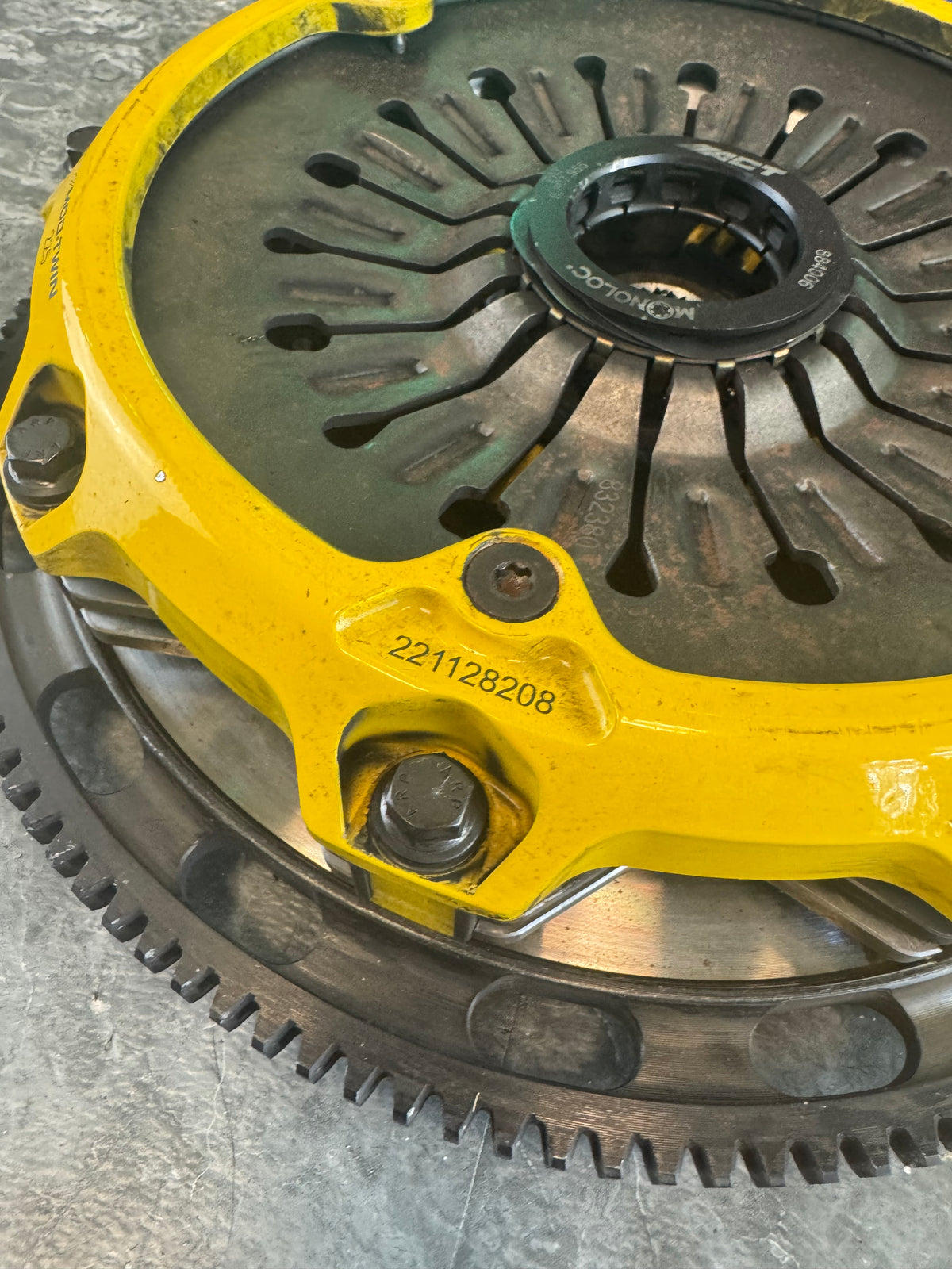 2004-2021 Subaru WRX STi ACT Mod-Twin 225 Extreme 6-Puck Sprung Street Clutch Kit Organic Disk With Monolock Collar