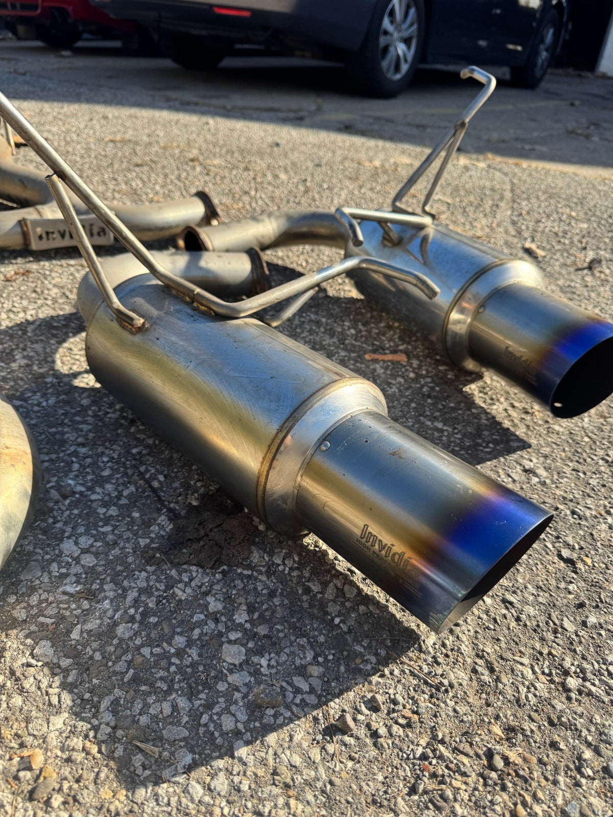2011-2021 Subaru WRX STi Sedan Invidia Dual N1 Full Titanium Cat-Back Exhaust