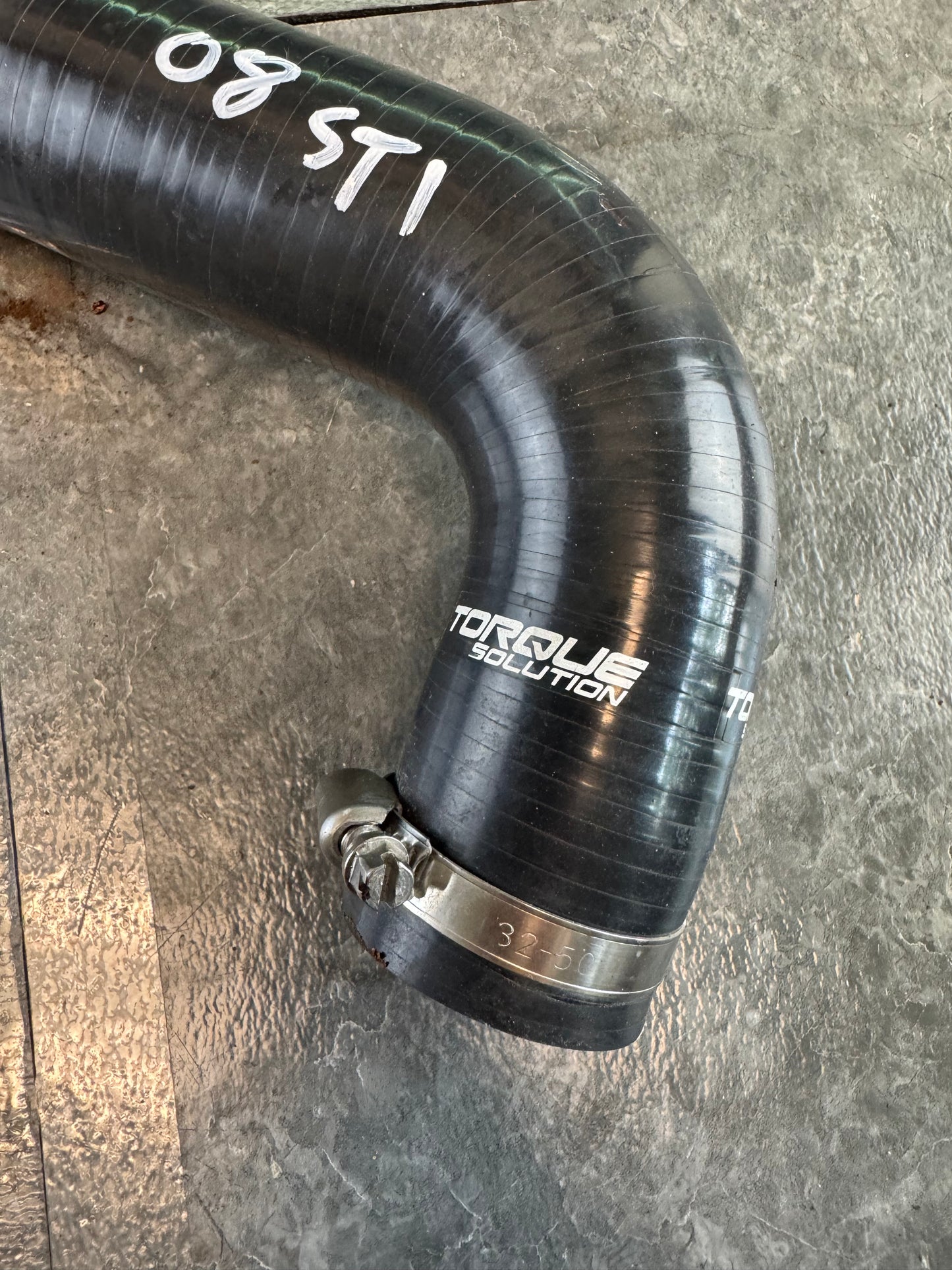 2008-2021 Subaru WRX STi Torque Solution Silicone Upper And Lower Radiator Hoses Black