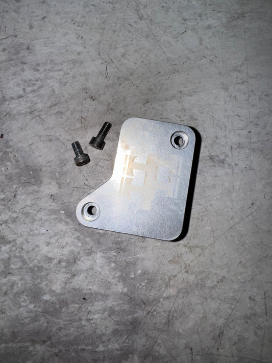 Billet Subaru 08-14 WRX/08 STi IAG MAF Mass Air Flow Sensor Block Off Plate With Hardware