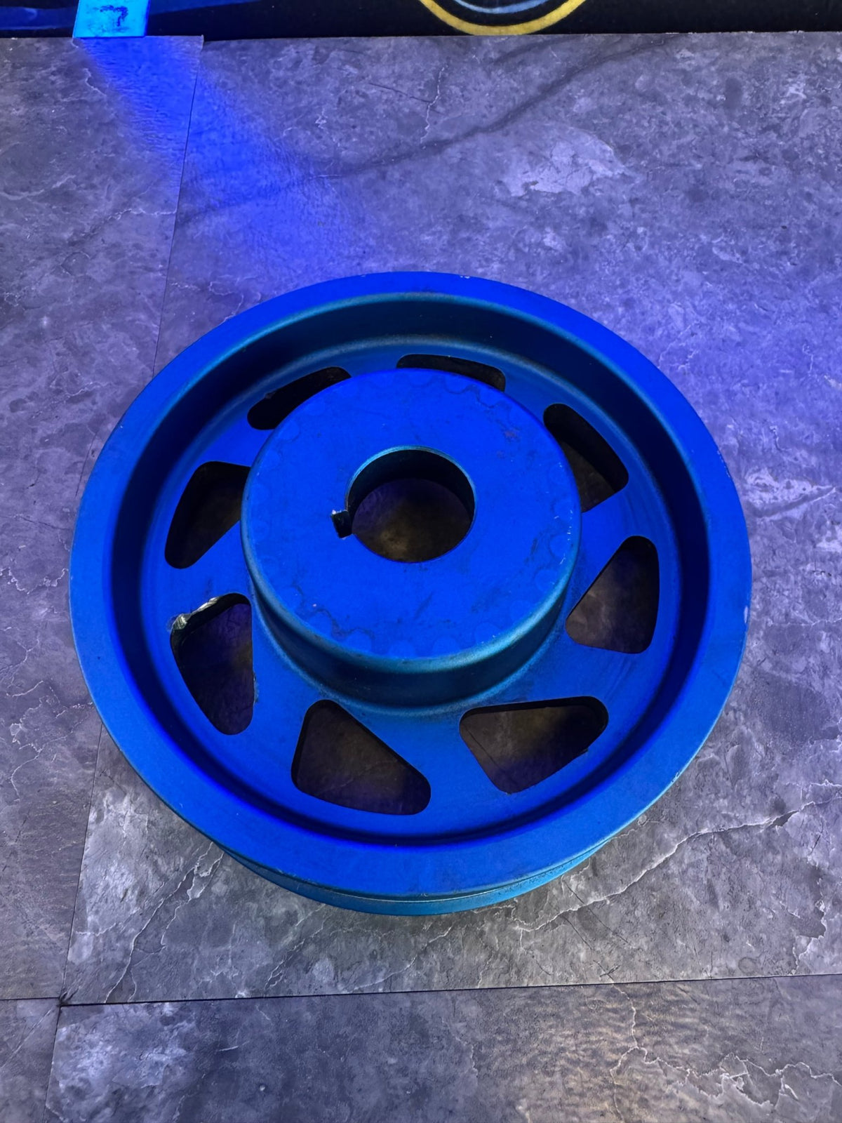 2004-2021 Subaru STi 2002-2014 WRX Perrin Lightweight Crank Pulley Blue