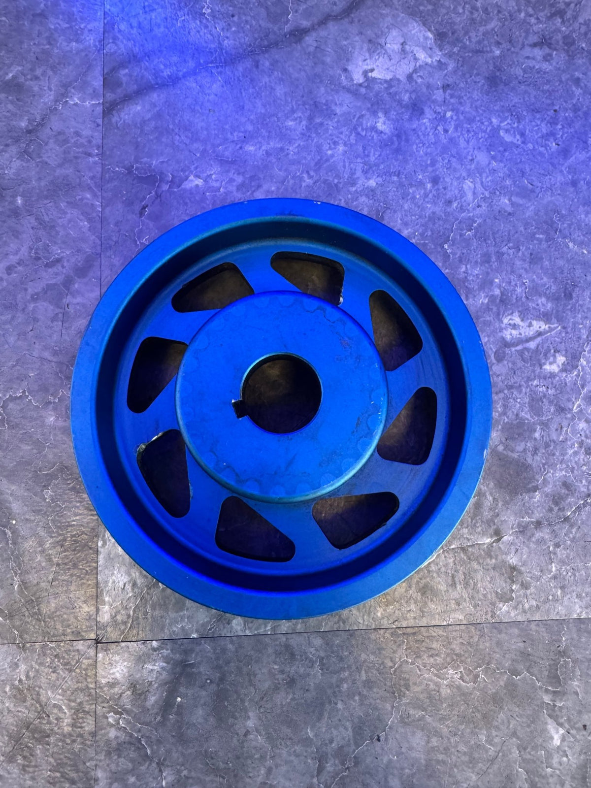 2004-2021 Subaru STi 2002-2014 WRX Perrin Lightweight Crank Pulley Blue