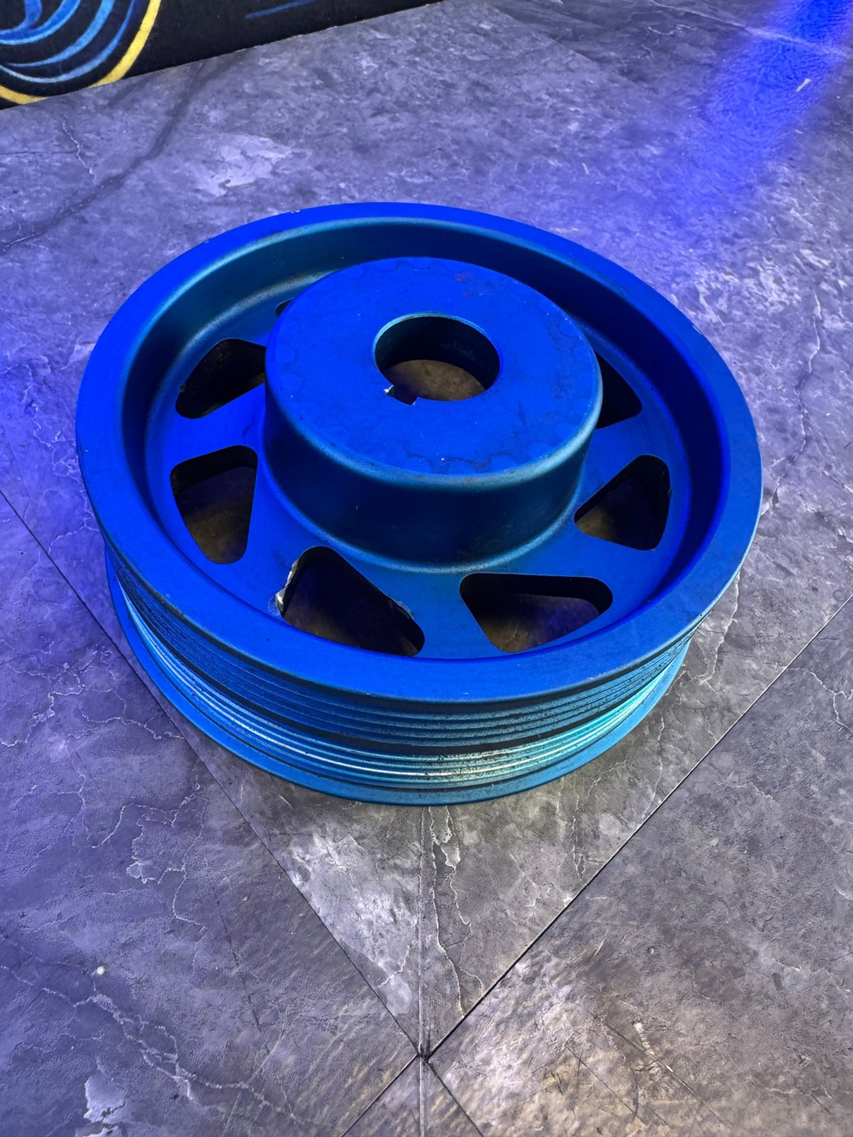 2004-2021 Subaru STi 2002-2014 WRX Perrin Lightweight Crank Pulley Blue