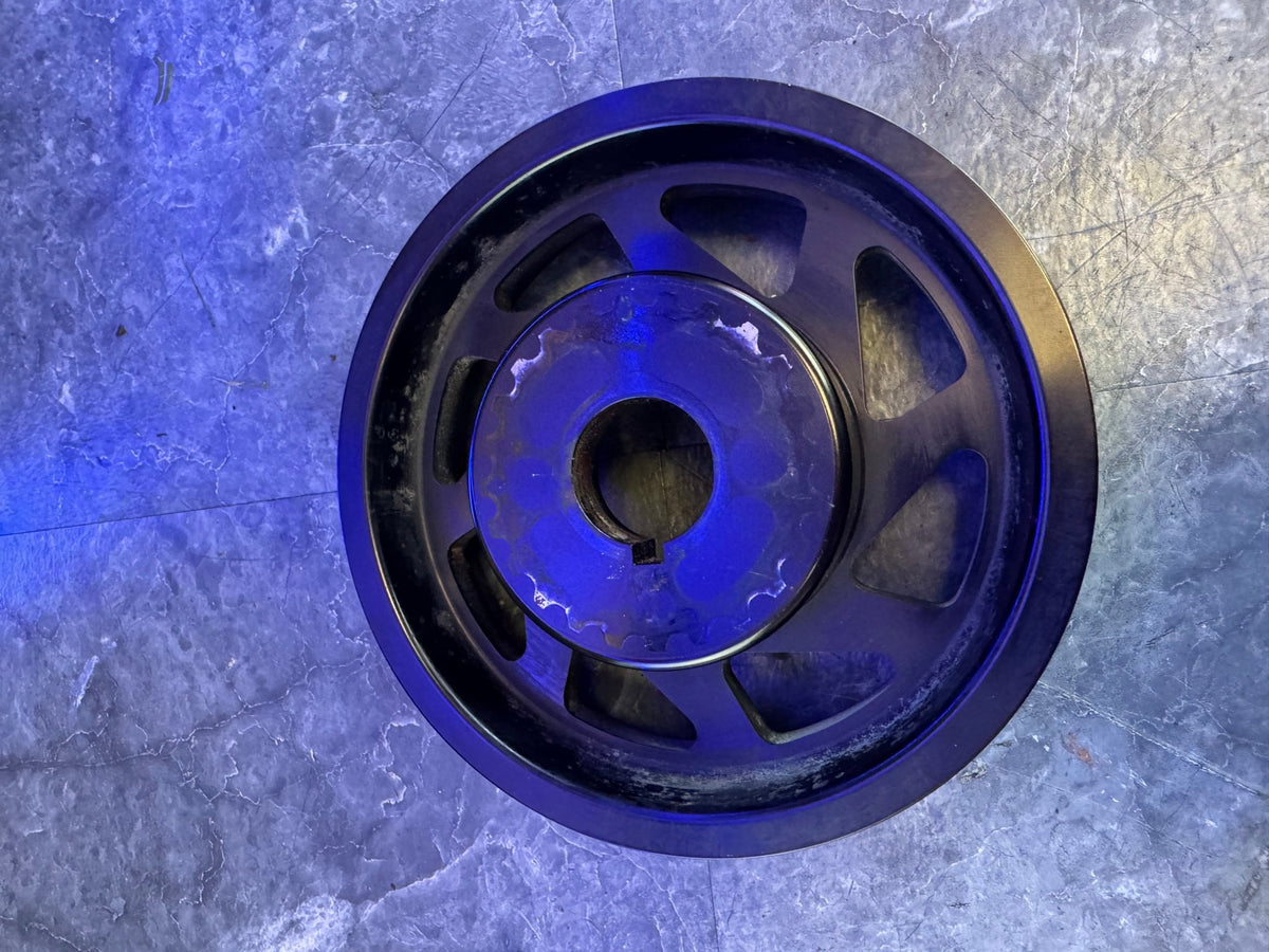 2004-2021 Subaru STi 2002-2014 WRX Perrin Lightweight Crank Pulley Black