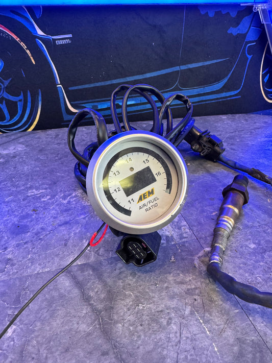 AEM Wideband Gauge Oxygen Sensor AFR AEM 35-8460 With Sensor