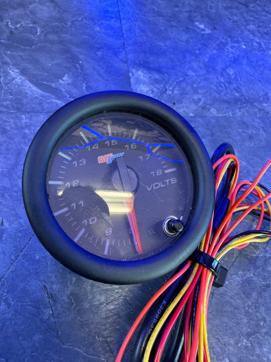 Glowshift Voltage Meter Volt Gauge 18v