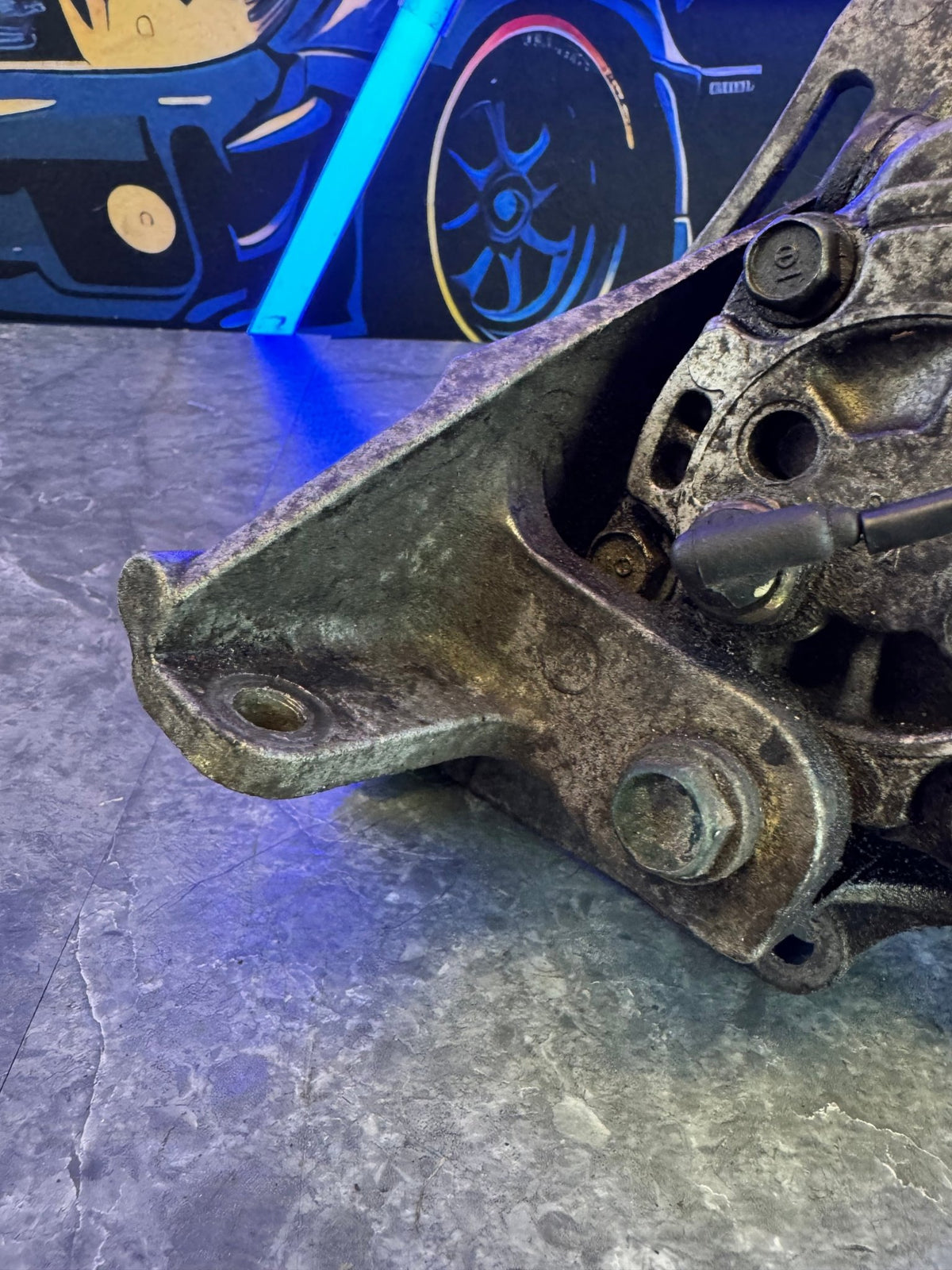 2008-2014 Subaru WRX STi OEM Power Steering Pump Assembly With Bracket