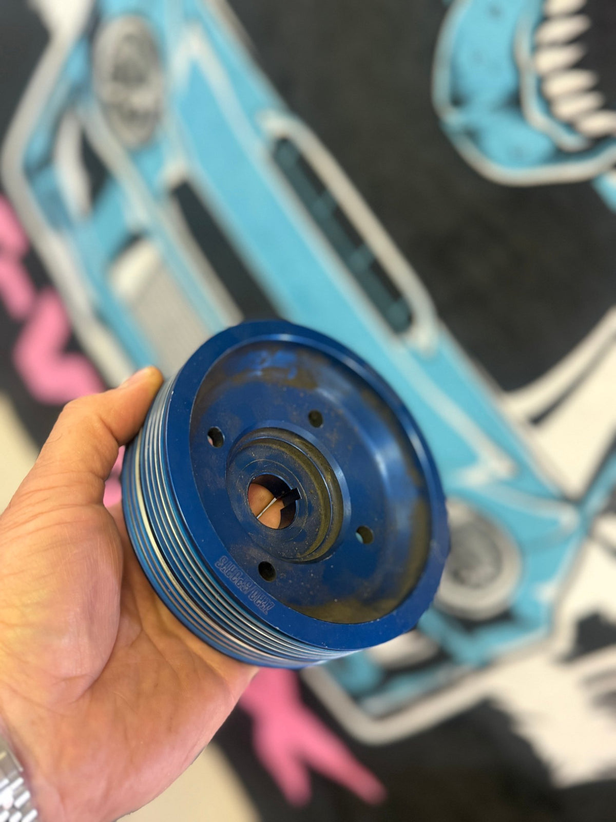 ZERO SPORTS crank pulley WRC  Subaru wrx & STi world rally championship