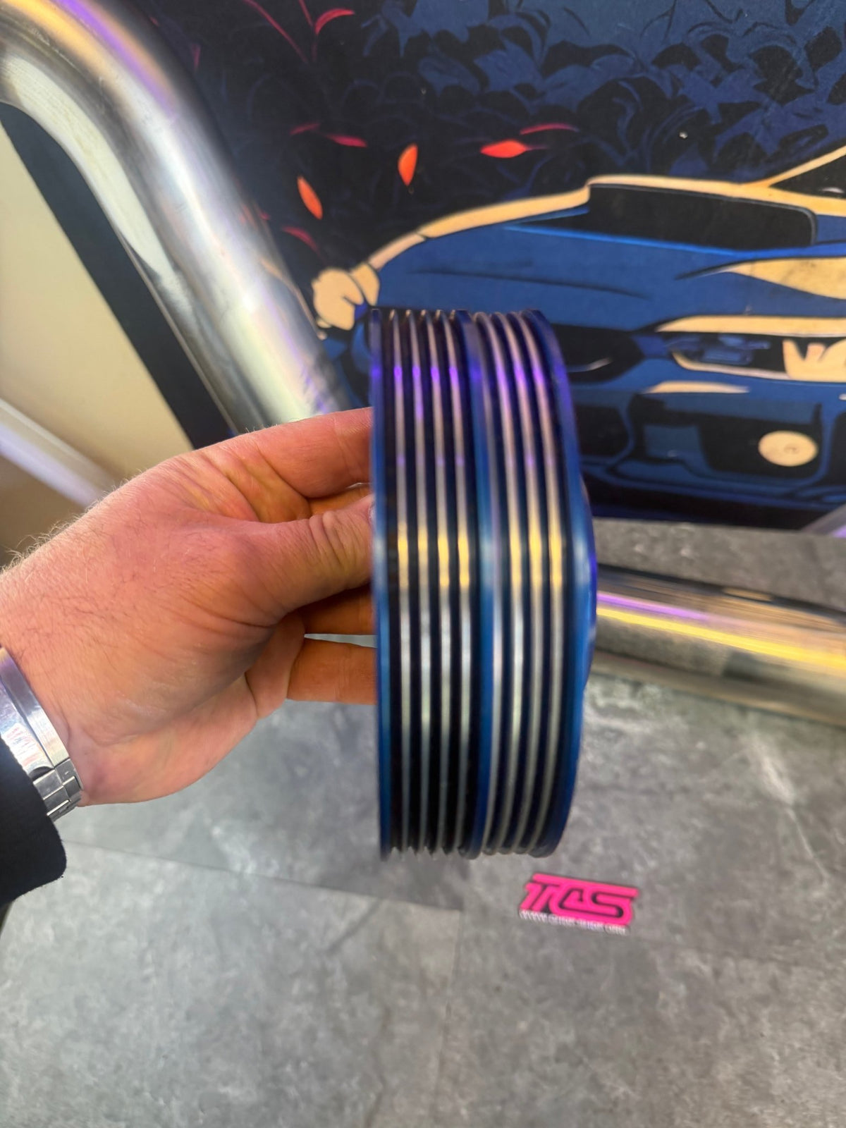 ZERO SPORTS crank pulley WRC  Subaru wrx & STi world rally championship
