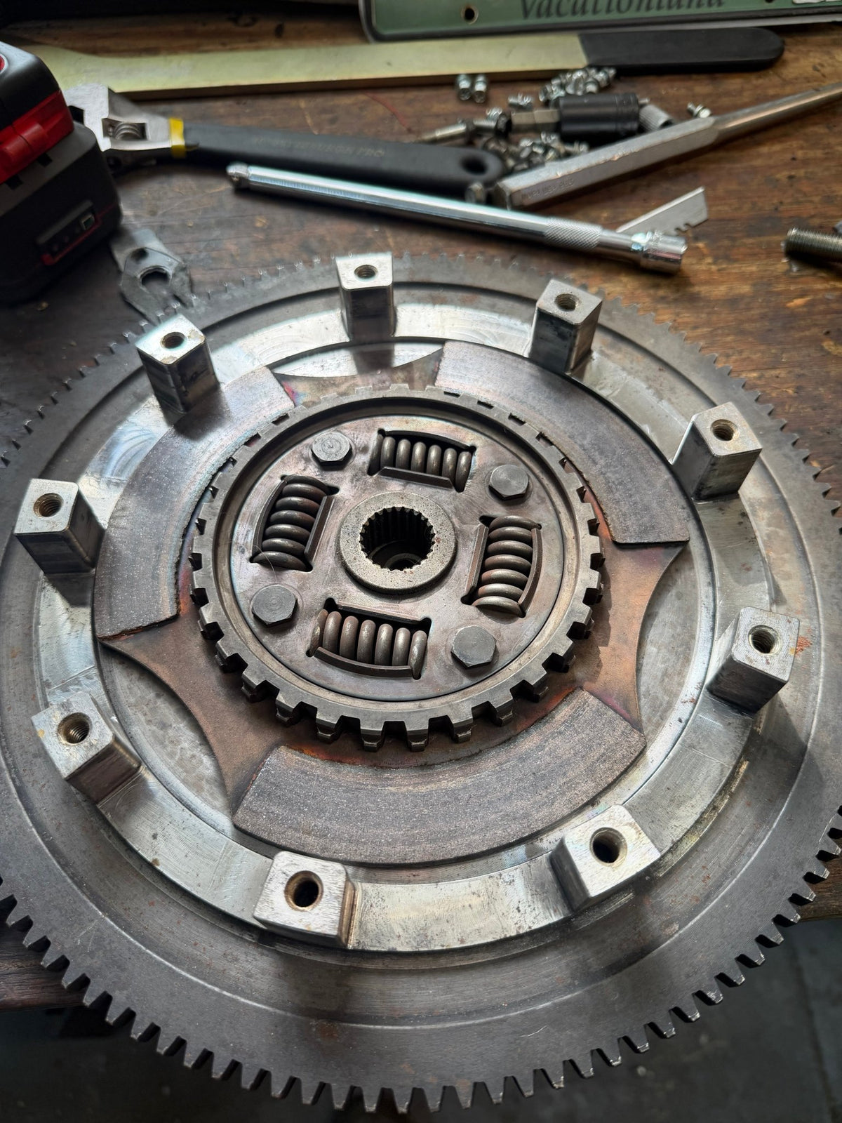XClutch Twin Disc Clutch Kit 8in Solid Organic w/ Flywheel Subaru WRX 5 Speed