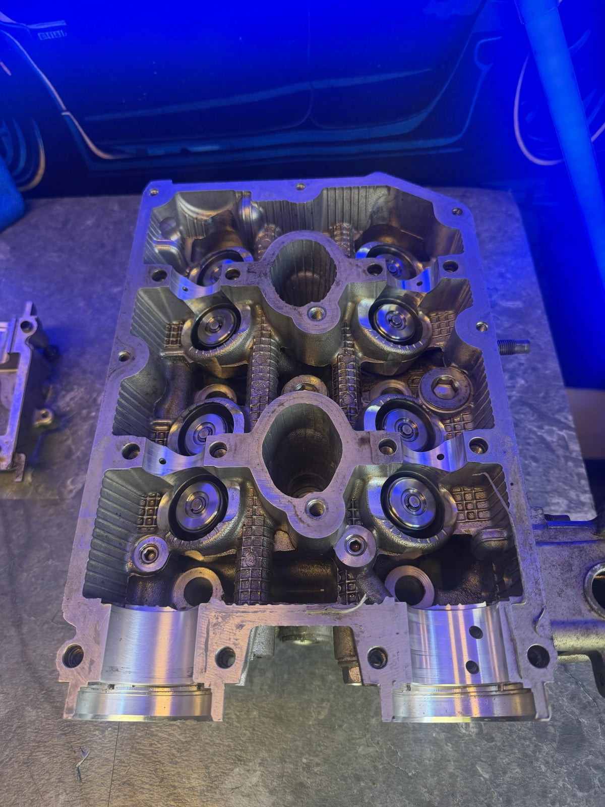 IAG built & cammed 08-21 Subaru STi cylinder heads 950 750 14 MM drilled GSC built & CNC ported