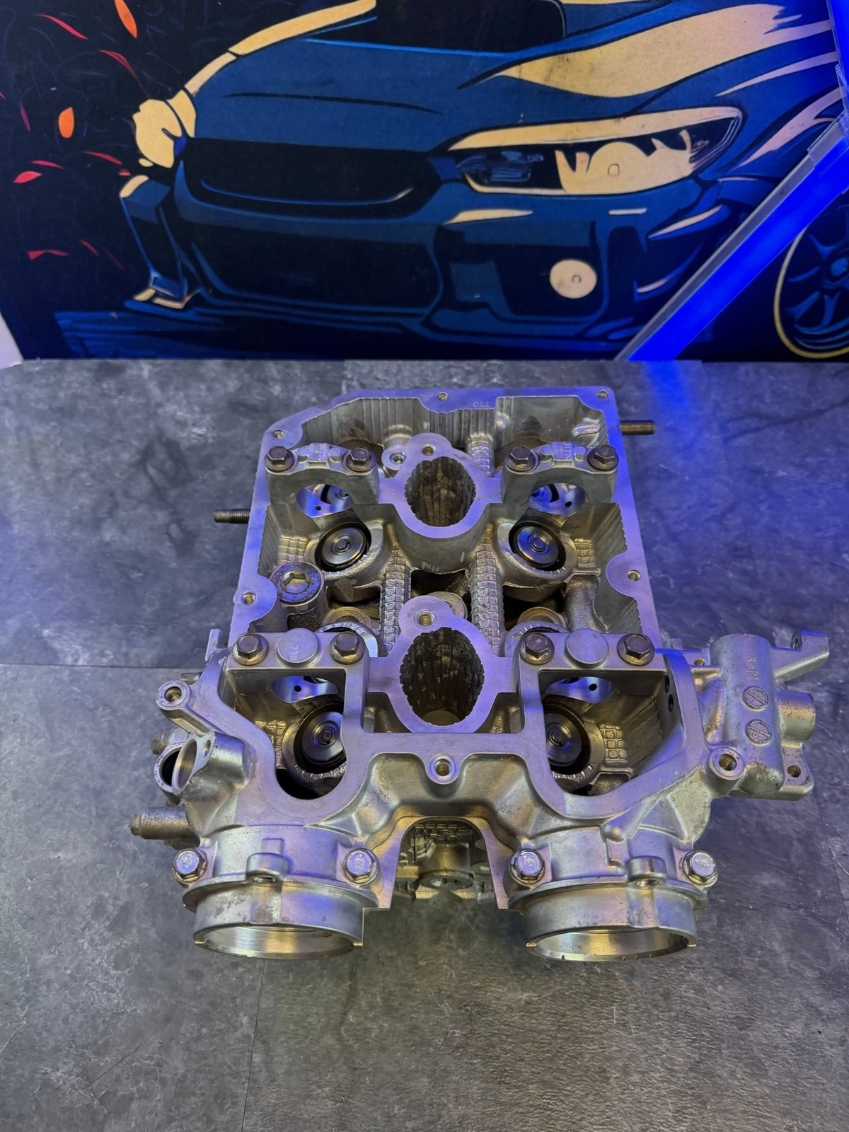 IAG built & cammed 08-21 Subaru STi cylinder heads 950 750 14 MM drilled GSC built & CNC ported