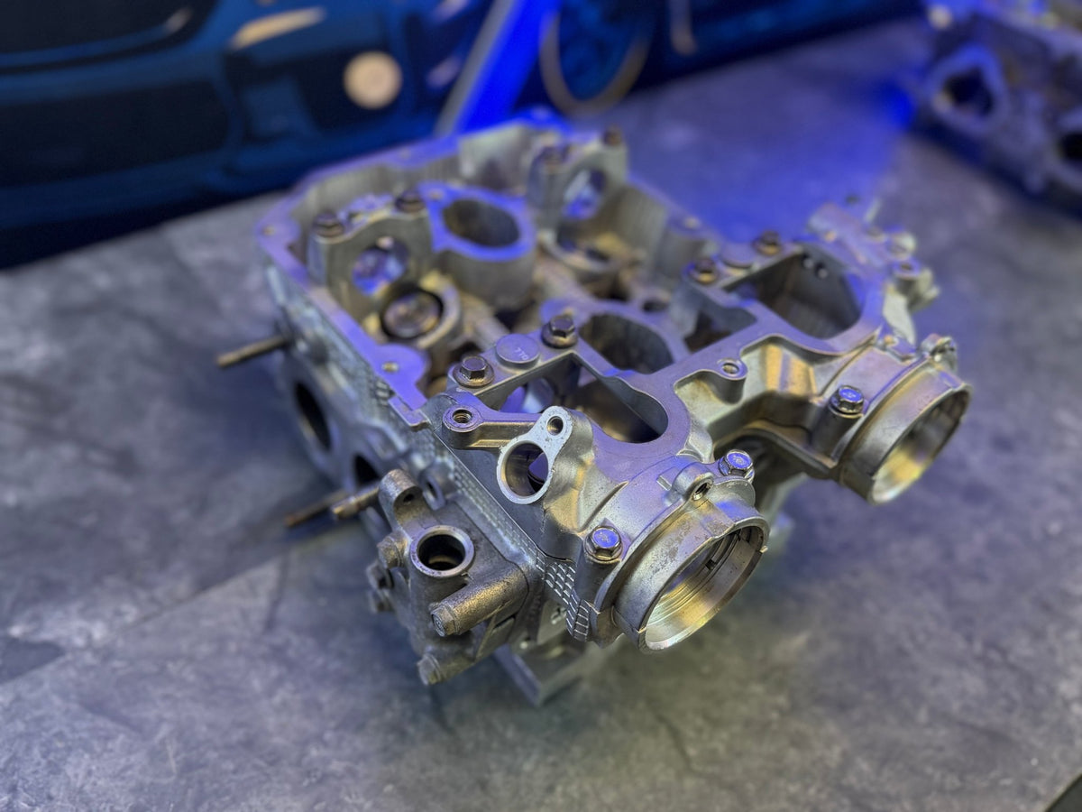 IAG built & cammed 08-21 Subaru STi cylinder heads 950 750 14 MM drilled GSC built & CNC ported