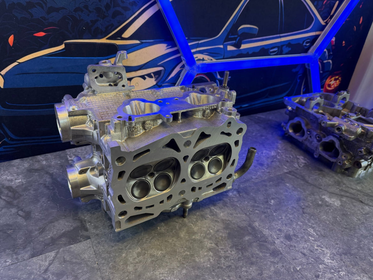 IAG built & cammed 08-21 Subaru STi cylinder heads 950 750 14 MM drilled GSC built & CNC ported