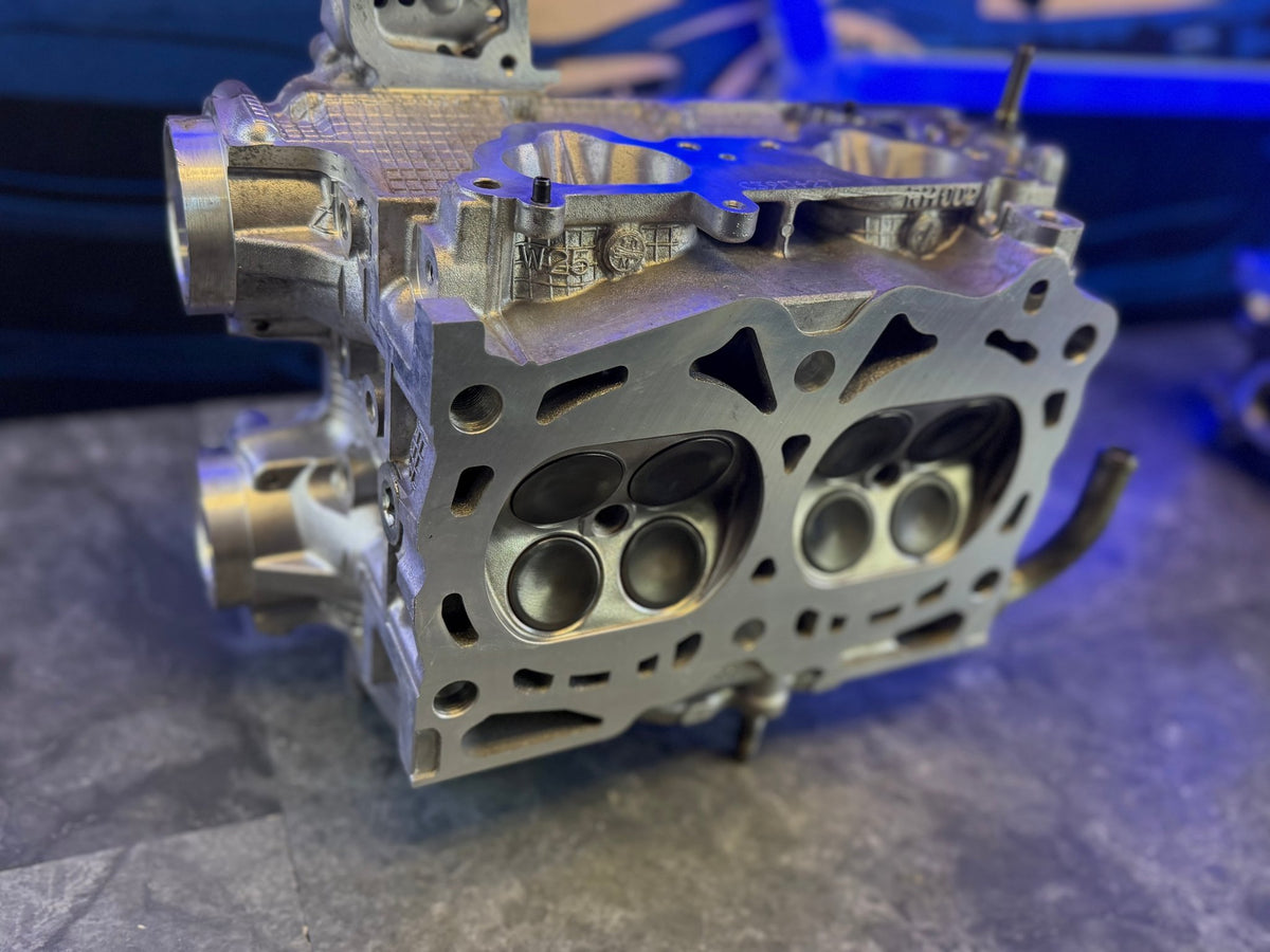 IAG built & cammed 08-21 Subaru STi cylinder heads 950 750 14 MM drilled GSC built & CNC ported