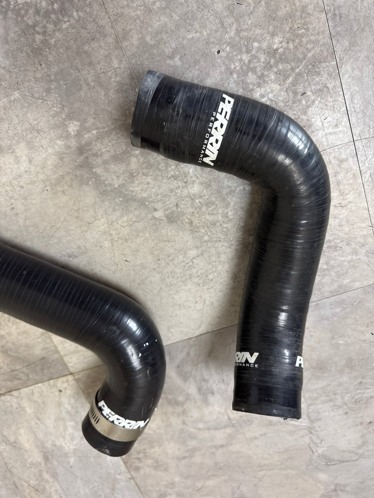 2008-2014 Subaru WRX STi Perrin Black Silicone Radiator Hose Set