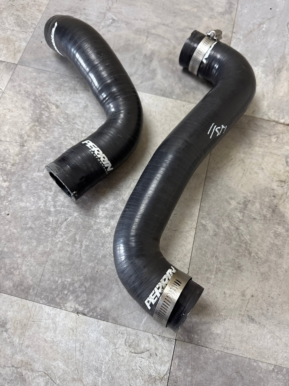 2008-2014 Subaru WRX STi Perrin Black Silicone Radiator Hose Set