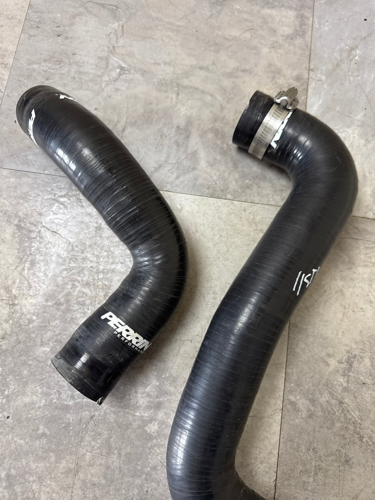 2008-2014 Subaru WRX STi Perrin Black Silicone Radiator Hose Set