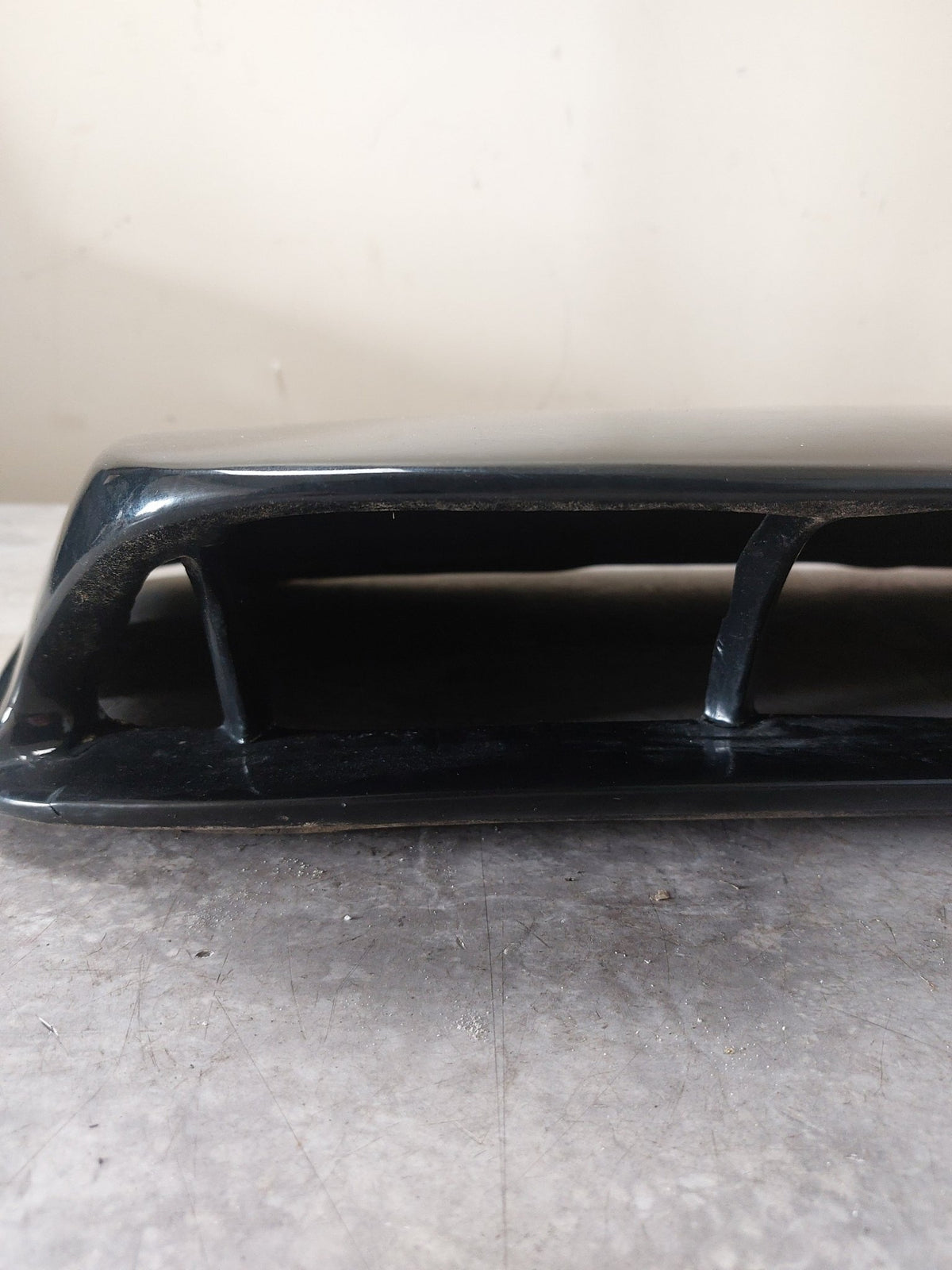 2005-2007 Subaru WRX STi Aftermarket Hood Scoop Painted Black Kakumei