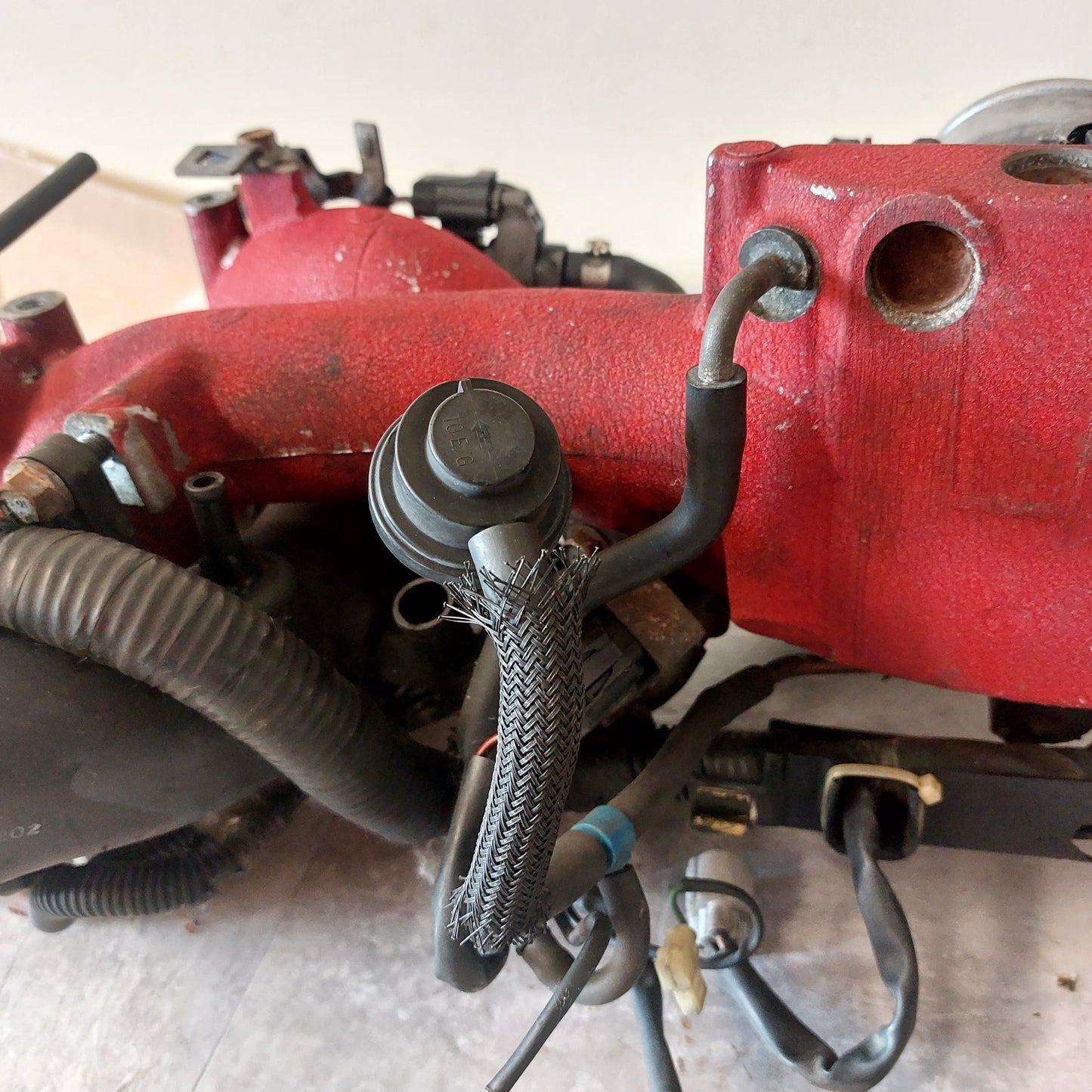 OEM Fully Dressed Engine Intake Manifold 2004 Subaru Impreza WRX STi