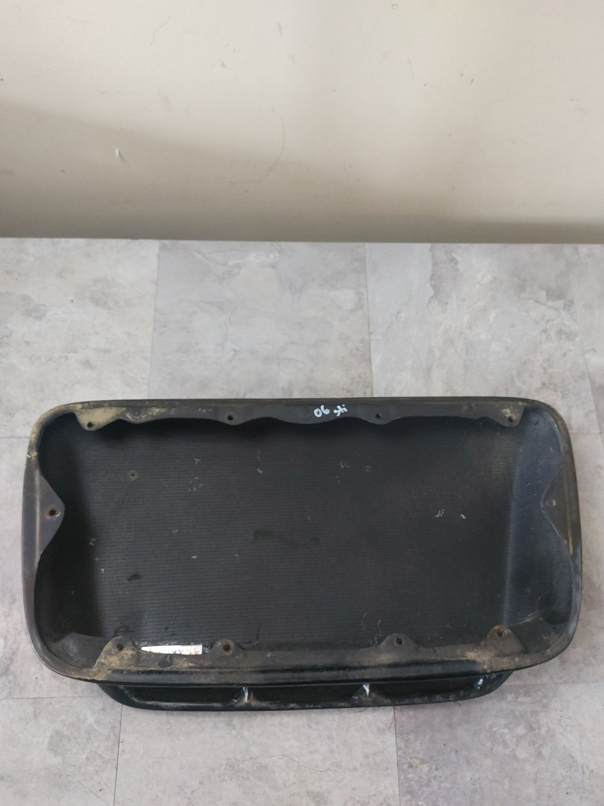 2005-2007 Subaru WRX STi Aftermarket Hood Scoop Painted Black Kakumei