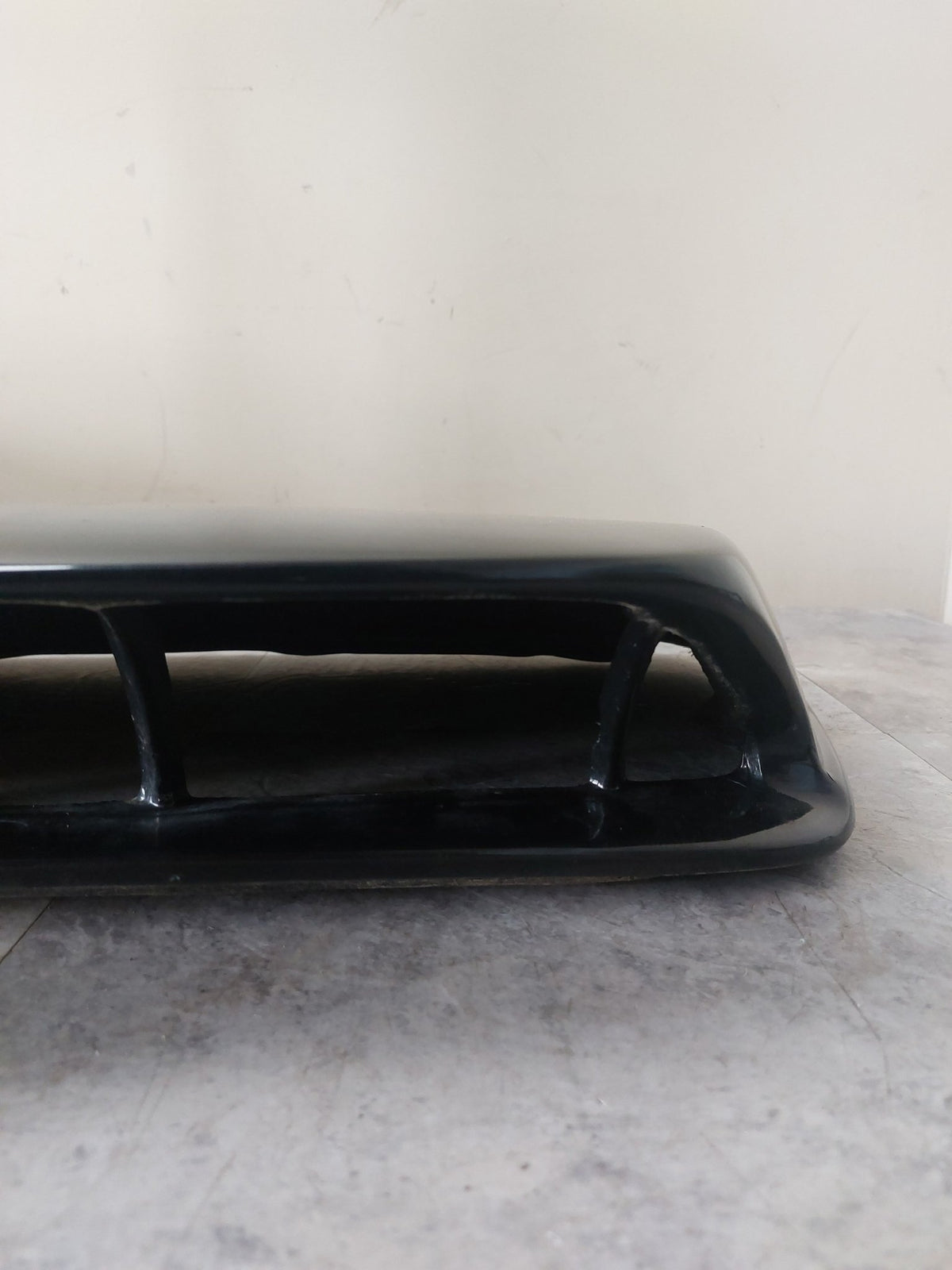 2005-2007 Subaru WRX STi Aftermarket Hood Scoop Painted Black Kakumei