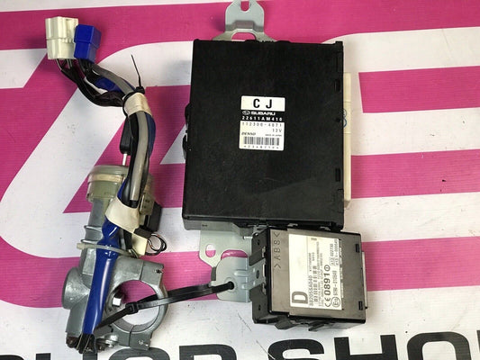 OEM 2007 Subaru STi ECU/Immobilizer/Ignition/Key Set